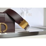 Montaigne Wine Red 𝙢𝙞𝙣𝙞 Box Bag